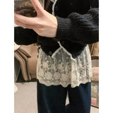 Kylethomasw Korean Polka Dot Mesh Solid Color Casual A-line Skirt Women 2025 Spring New High Waist Hollow See-through Sexy Mini Skirt