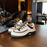 KYLETHOMASW  -  Platform Panda Color Block Plus Fleece All-match Sneakers Casual Board Shoes