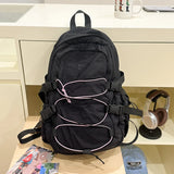 KYLETHOMASW  -  School Bag Aesthetic Students Backbag Large Capacity Knapsack Teenagers Versatile Bookbag Kawaii College Rucksack Daily Backpack