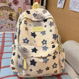 KYLETHOMASW  -  High-capacity Schoolbags Women Ins Korean  All Match Star Printing Laptop Bags Kawaii Y2k Fashion Students Backpacks Streetwear
