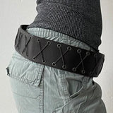 KYLETHOMASW  -  Western style retro personalized tassel strap with corns belt, niche and versatile, fashionable waist cinching and slimming belt
