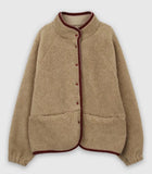 KYLETHOMASW  -  Women Thick Coat Solid Color Fleece Jacket Casual Style Loose Long Sleeve Warm Outerwear Autumn Winter Wear Coat For Ladies