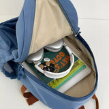 KYLETHOMASW  -  High-capacity Vintage Striped Backpack Streetwear All Match Travel Backpacks Casual Students Grunge Ins Schoolbags Y2k Aesthetic