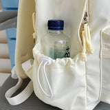 KYLETHOMASW  -  Kawaii Style Animal Embroidery Backpack Girls Multi Pocket Casual Outdoor Travel School Bag New Trend Book Back Packs
