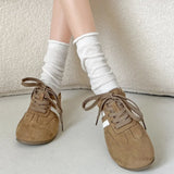 KYLETHOMASW  -  Casual Women Sneakers 2025 Popular Retro German Training Shoes Niche Comfortable Soft Soled Flat Shoes Versatile Single Shoes