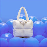 Kylethomasw Fashion Female Clutch Handbags New Space Cotton Handbag Winter for Women Casual Women Shoulder Bags Down Purse Bolsas Sac