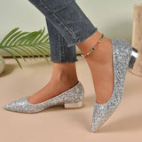 KYLETHOMASW  - Burke Glitter Pointed Toe Heels