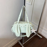 KYLETHOMASW  -  Women Small pu Leather Boston Shoulder Bag Y2K Daily Shopping Bags New Trend Female Fashion Handbags and Purses