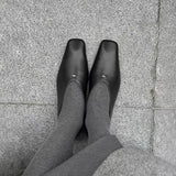 KYLETHOMASW  -  NEW Female Footwear Square head Luxury Women Flats Mary Janes Shoes Shallow Fashion Buckle Strap Ladies Ballet Flats Shoes