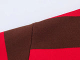 KYLETHOMASW  -  Hot Selling New Striped Knit Polo Shirt Spring V Neck Pullover Top Elegant Casual Style Daily Fashion Knitwear For Women
