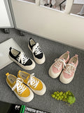 KYLETHOMASW  -  Women's Shoes Platform Casual Female Sneakers Black Flats Soft Clogs New Espadrille Retro Summer Fabric Leisure Canvas Flat Blac