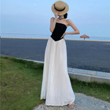 KYLETHOMASW  -  Summer Spring 2025 New Women Elegant French Style Dress Chic Female Off Shoulder Vestidos Summer Casual Vacation Beach Robes