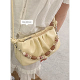 KYLETHOMASW  -  Ins Pleated Underarm Bag for Women 2025 New Spring/summer Fashion Handbag Versatile Crossbody Bags