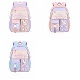 KYLETHOMASW  -  Side-Open Rabbit Children Backpack Oxford Korean Style Shoulders Bag Commute Refrigerator Style Door Opening Student School Bag