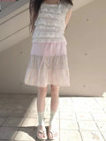 KYLETHOMASW  -  Prairie Chic Vintage Print Patchwork Skirt Umbrella Panelled Sweet A-line Mujer Faldas Slim Preppy Style Drawstring Fresh Falda