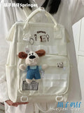 KYLETHOMASW  -  College Style All-match Student Backpack Female Korean Version of The Large-capacity Bag Junior High School Students Backpack