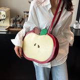 KYLETHOMASW  -  School Apple Bag High Capacity Mochila Simple Portable Backpack 2025 New Student Mochilas Multi-function Bags for Woman