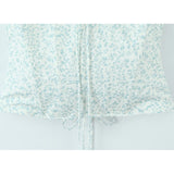 KYLETHOMASW  -  Vintage Floral Print Holiday Sexy Sweet Camis Women Lacing Up Bandage Back Summer Tops