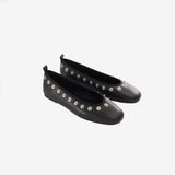 KYLETHOMASW  -  Exclusive design round-head rivet low-cut single shoe for women, new style, casual flat ballet shoes
