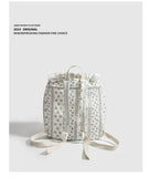 KYLETHOMASW  -  Hot Sale Of The Season New Urban Simple Style Women's Backpack Butterfly Knot Commuter Large Capacity Splicing Floral Print