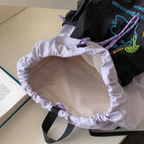 KYLETHOMASW  -  Cartoon Puppy Sport Racket Storage Backpack Lightweight Large Capacity Fitness Shoulder Bag Tennis Nylon Drawstring Fitness Bag
