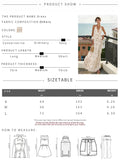 KYLETHOMASW  -  Flower Print Ruffles 2-Piece Set Women Halter Bandage v-Neck Backless Bows Backless Vest+Sweet Long Skirt Vacation Suits