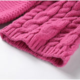 KYLETHOMASW  -  Loose Knitted Women's Sweater High Neck Wide Long Sleeve Female Knitwear Tops 2025 Autumn Winter Fashion Oversized Lady Pullover