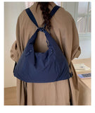 KYLETHOMASW  -  New Solid Simple Zipper Women's Handbags Streetwear Office Lady Shoulder Underarm Bag Y2k Aesthetic Fashion Chic Backpacks