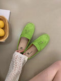 KYLETHOMASW  -  Summer New Style Slippers 2025 Fashion Elegant Versatile Trend Soft Soled Women Slippers Cow Leather Mules Slippers Lady Sandals