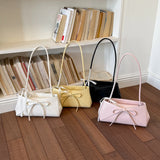 KYLETHOMASW  -  Women's Small PU Leather Shoulder Bag New Trend Solid Color Underarm Tote Bag Female Fashion Sweet Casual Dating Handbags