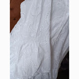 kylethomasw Summer Hollow Lace Casual Dress Women V-neck Loose Embroidery Sexy Dress Woman Elegant Vintage Beach White Dresses Vestido
