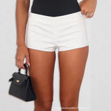 KYLETHOMASW  -  Sexy Low Waist Mini Shorts Tight Fit Three-quarter Length Polyester Blend Comfortable Urban Style Commute Basic Style Shorts