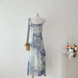 KYLETHOMASW  -  Sweet Spaghetti Strap Womens Dresses Elegant Sleeveless Ruffles Fairycore Birthday Party Dress Summer Female Slim Waist Vestidos