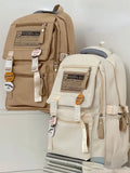 KYLETHOMASW  -  Schoolbag Female College Students Retro Simple Computer Backpack Junior High School Student Large-capacity Travel Backpack Male