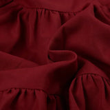 KYLETHOMASW  -  French Retro Red Bow Strap Neck Dress Waist Thin A Word Fluffy Suspender Short Skirt Spring