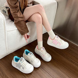 KYLETHOMASW  -  Spring and Autumn New Girl Thick Bottom Round Head Star Shoes To Wear Comfortable Sports Shoes Casual Bread Shoes