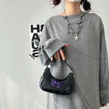 KYLETHOMASW  -  Spice Girl Bow Bolsos Mujer Crossbady Bag Fashion All-match Sac Femme Underarm Bolsas Personality Hand Bags for Woman