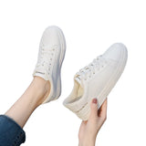 KYLETHOMASW  -  New Women's Shoes Fashion Classic Round Head Casual Shoes for Woman Exquisite Lace Chunky Sneakers Designer Shoes Zapatos Mujer