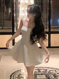 KYLETHOMASW  -  Summer Elegant Evening Party Midi Dresses Women Vintage Sleeveless Y2K Mini Birthday Dress Casual Korean A-line Vestidos