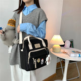 KYLETHOMASW  -  Kawaii Backpack Women Back Pack Cute Mochila Japanese High School Girls Backpack School Bags for Teenage Girls Multi Pockets Sac