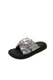 KYLETHOMASW  -  Summer New Slippers Female Casual  Rhombus Platform Slippers Fashion Plaid Flat Sandals Slipper Outdoor Shoe