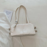 KYLETHOMASW  -  Women Small PU Leather Boston Shoulder Bag Casual Daily Travel Underarm Bags New Trend Fashion Handbags and Purses