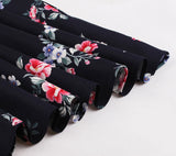 KYLETHOMASW  -  New Vintage Elegant Floral Party Cami A-Line Dress 50s 60s Women Summer Fashion Spaghetti Strap Shirred Back Retro Dresses