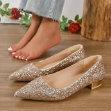 KYLETHOMASW  - Burke Glitter Pointed Toe Heels