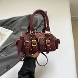 KYLETHOMASW  -  Small PU Leather Shoulder Bags for Women Luxury Designer Trend New Crossbody Bag Females Short Handle Handbags