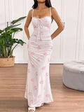 KYLETHOMASW  -  New Women Dress Sexy Backless Sleeveless Sling Dresses Summer Streetwear Fashion Print Elegant Lady Casual Slim Dresses Clothing