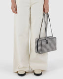 KYLETHOMASW  -  Nylon Bowler Bag, Regular Shoulder Bag, Top Handle Tote Bag with Key Leash, Simple Casual Commuter Work Bag, New Fashionable Han