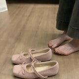 KYLETHOMASW  -  Summer Shoes Ladies Bow-Knot 2025 Fashion Women's Butterfly Modis Comfortable Pink Spring Butterfly-knot Bow-Knot Summer Shoes L