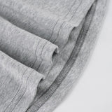KYLETHOMASW  -  Basic Solid Color Double-layer Stacking Design Square Neck Vest Bright Line Splicing Slim-fitting Sexy Sports Casual Top
