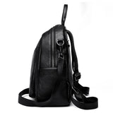 Kylethomasw Genuine Leather Women's Backpack Fashion and Elegant Bag Soft Leather Solid Backpack Zipper Comfortable Bag For Ladies Designer